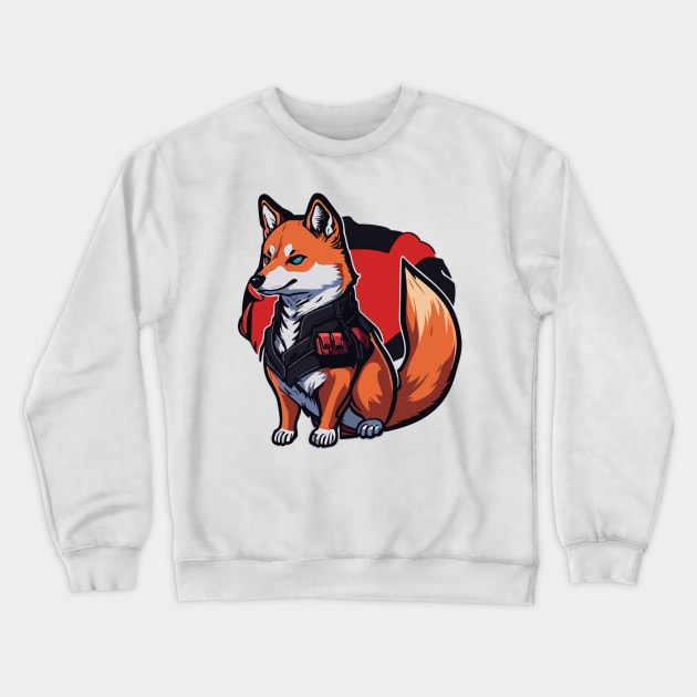 Persona Shiba Inu Crewneck Sweatshirt by SpriteGuy95